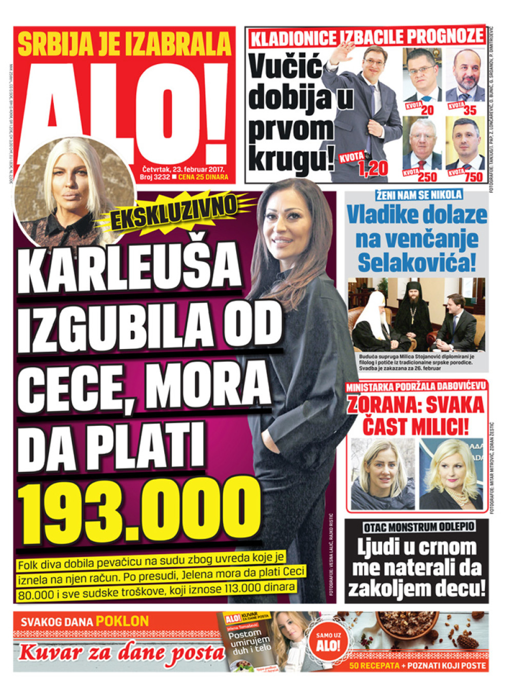 Naslovna za: 23.2.2017