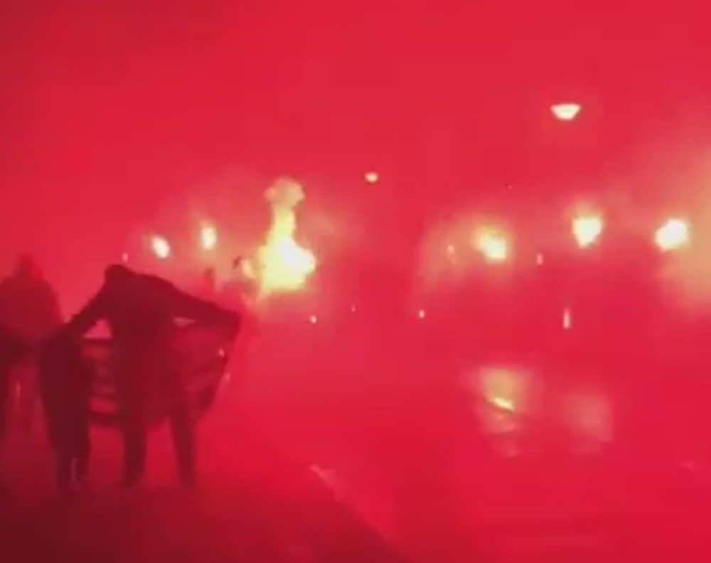 Ovako su Laktaši dočekali Partizan (VIDEO)