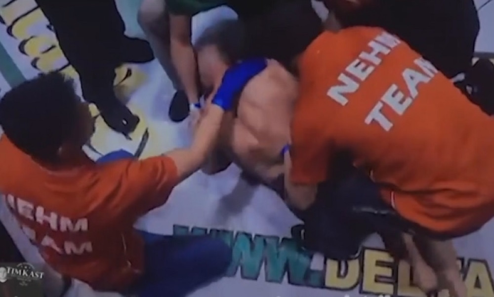 Nokautirani borac "zaskočio" sudiju (VIDEO)