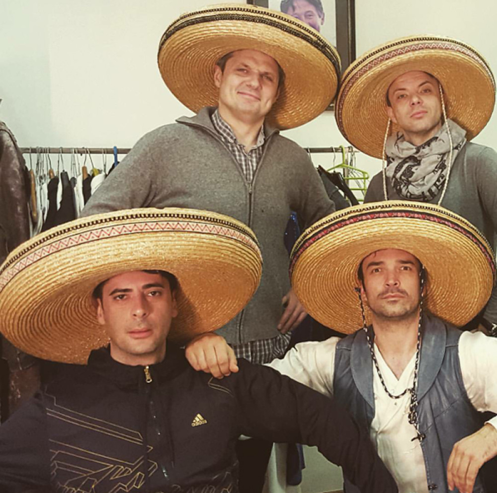 Ivan i Saša kao Meksikanci