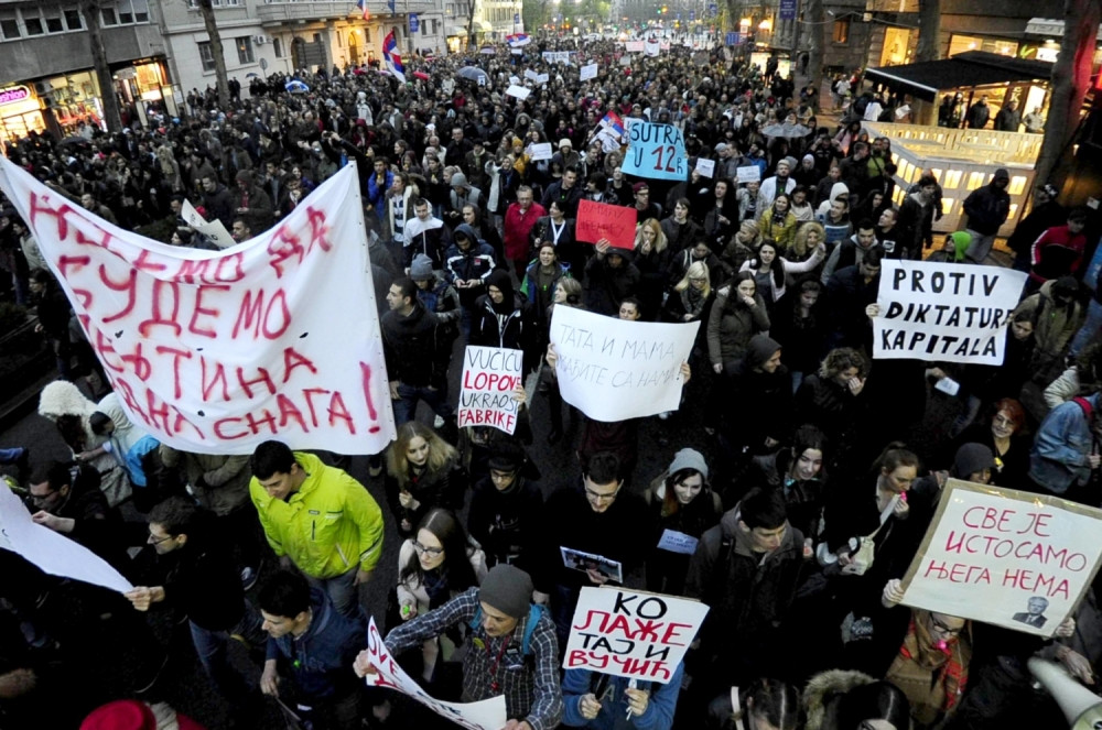 Građani širom Srbije ponovo protestovali na ulicama