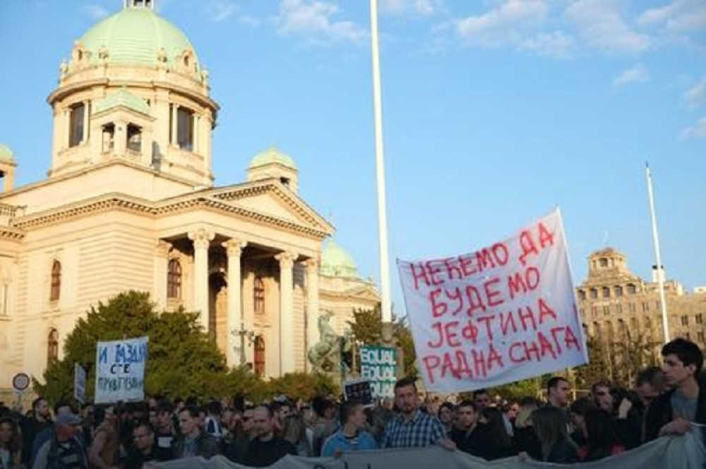Studenti ponovo na ulicama širom Srbije (FOTO + VIDEO)