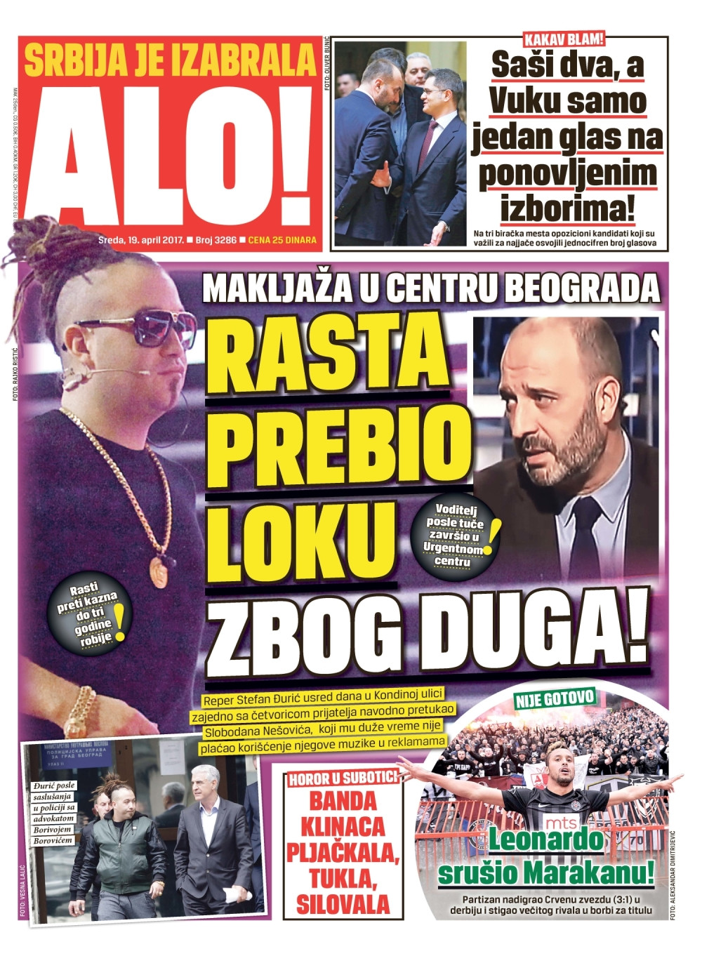 Naslovna za: 19.4.2017