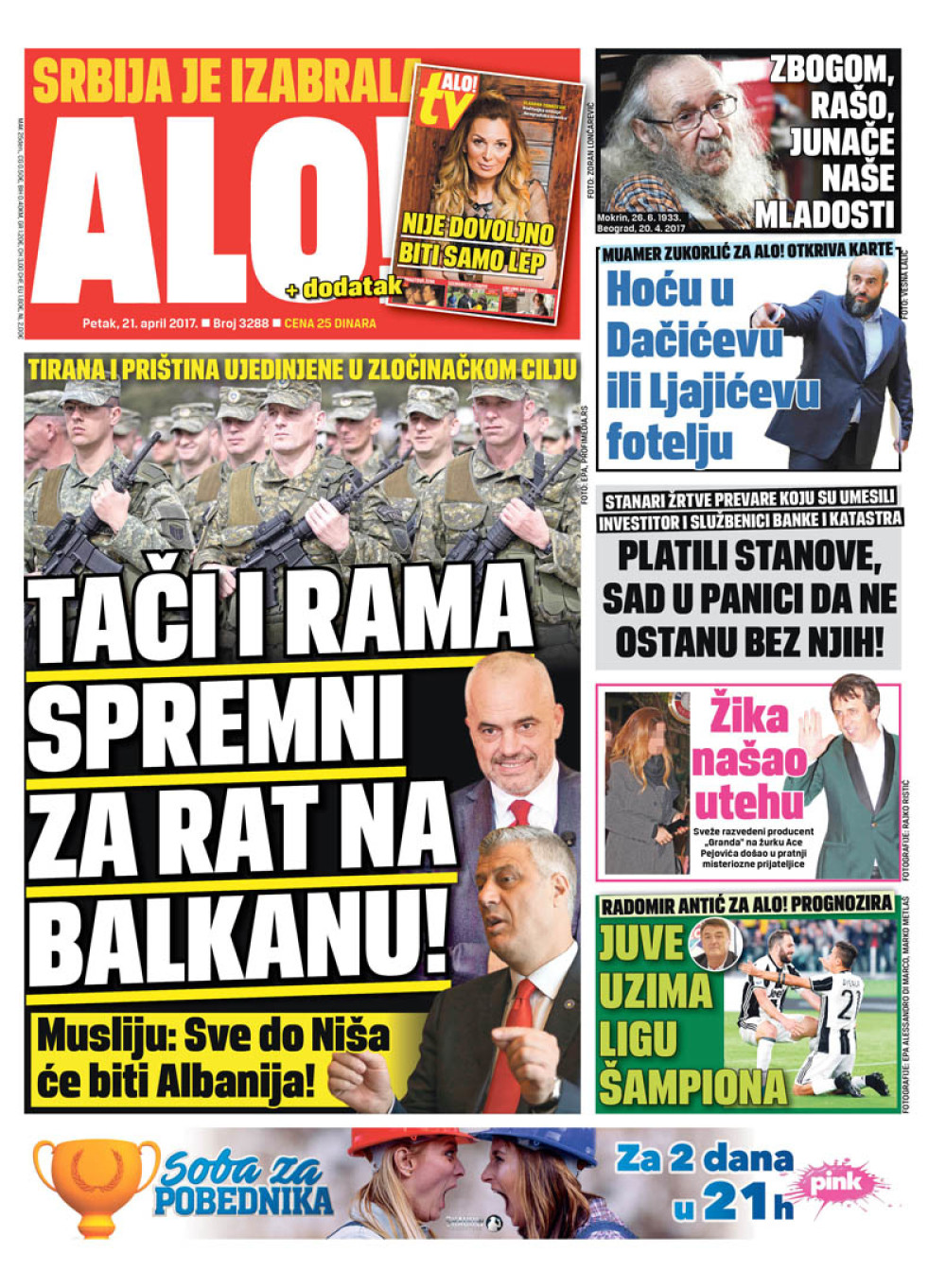 Naslovna za: 21.4.2017
