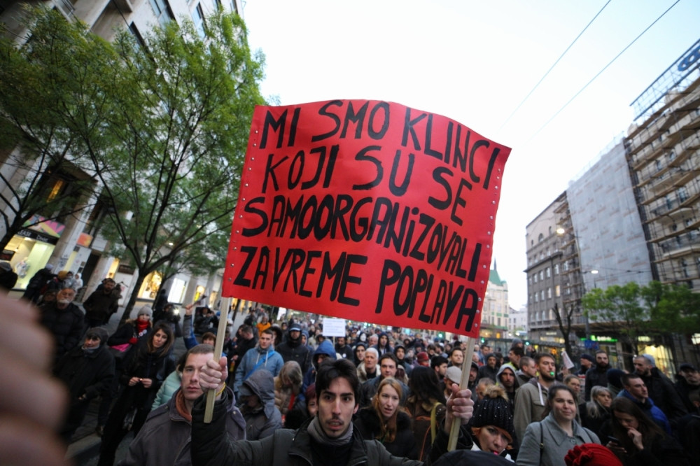 Završen protest Protiv diktature u Beogradu