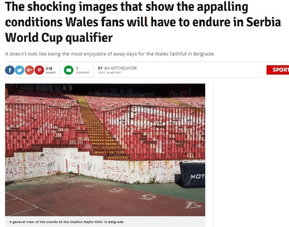 Zar ovde da igramo, ne ispunjavaju osnovne uslove!