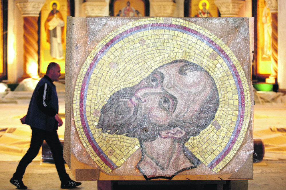 Rusi poslali Hristov mozaik za Hram Svetog Save