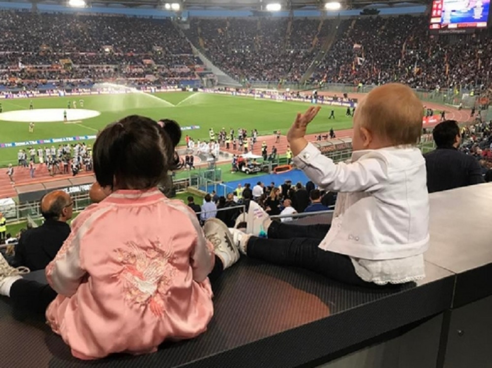 VIDEO~Džeko sa ćerkicom ispratio pobedu nad Juventusom