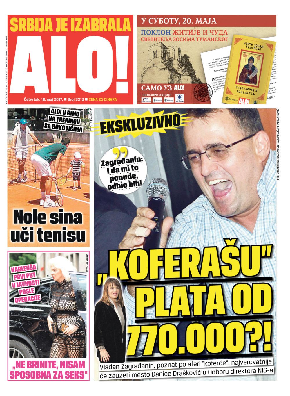 Naslovna za: 18.5.2017