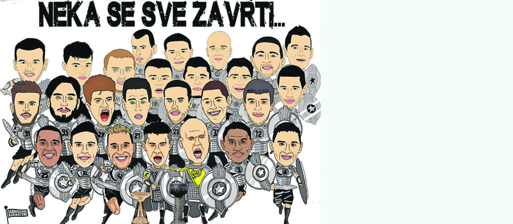 Kakvu poruku krije Partizanova šampionska majica