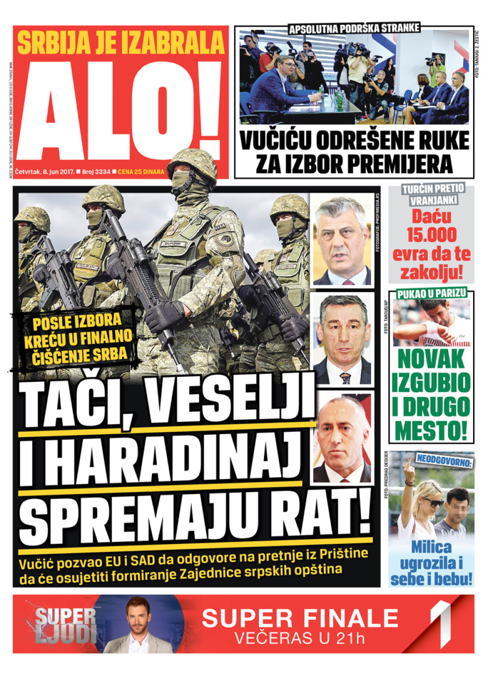 Naslovna za: 8.6.2017