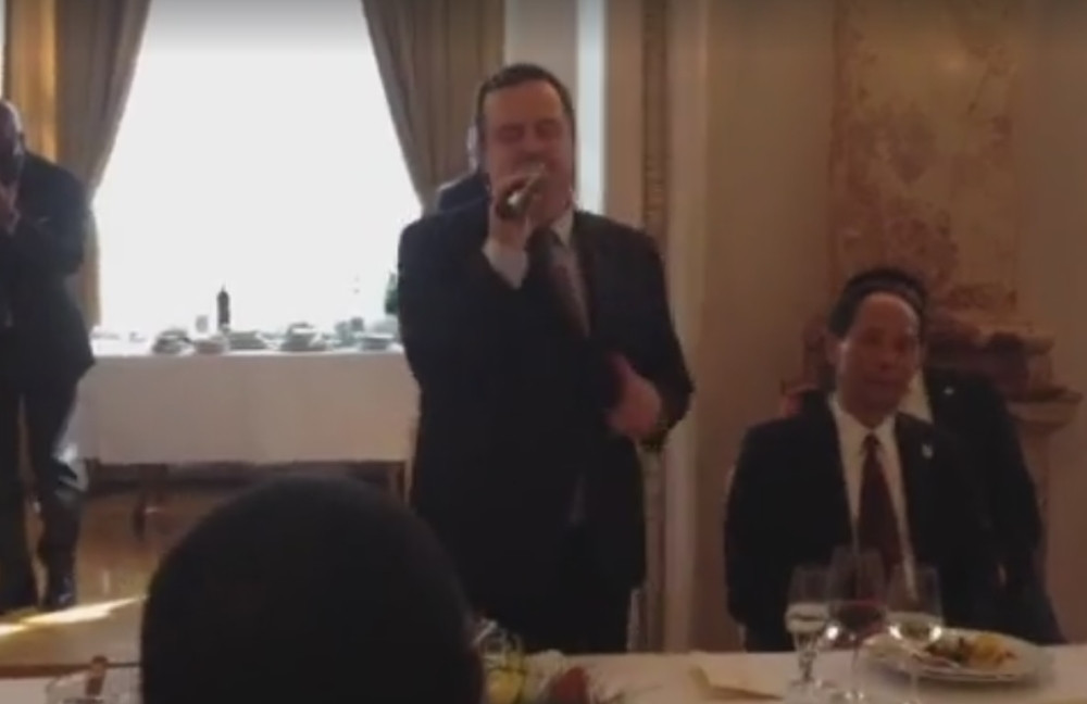 Dačić pevao gostima na Vučićevoj inauguraciji! (VIDEO)