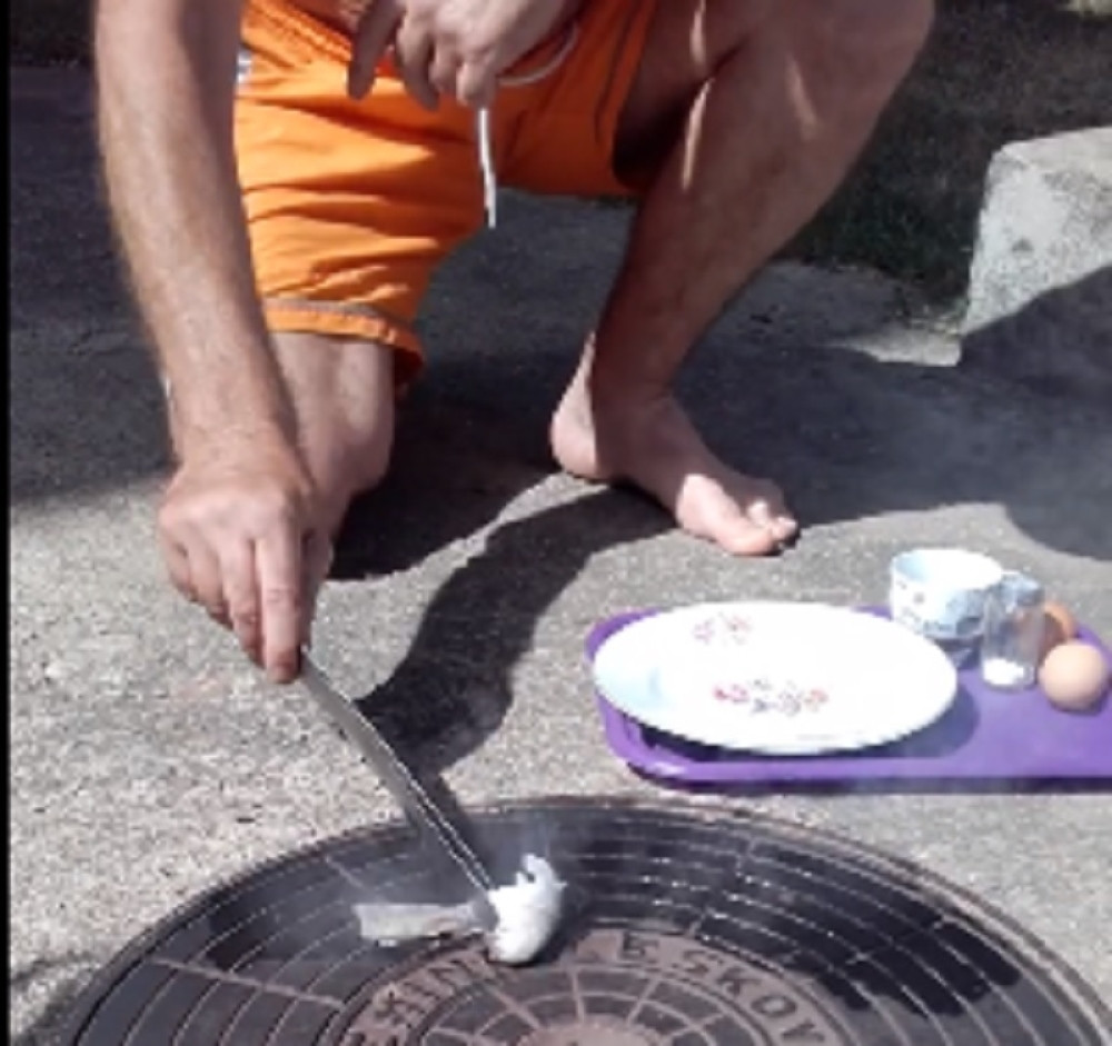 Toliko je toplo da jaja možete da spremite na šahtu! (VIDEO)