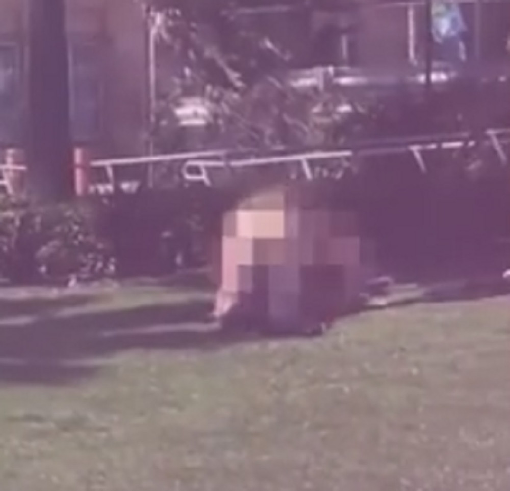 Seksali se u parku, a prolaznik ih je ovako kaznio (VIDEO)