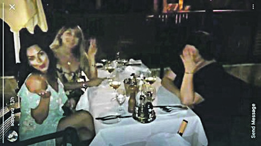 Sonja pije da ublaži bol