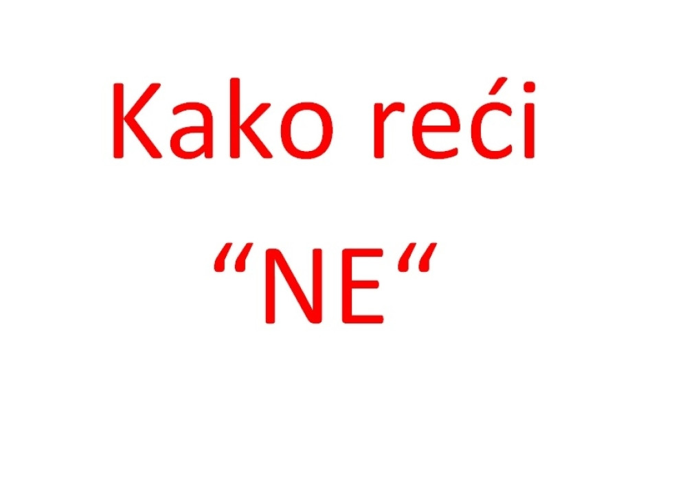 Evo kako elegantno da kažete "Ne"!