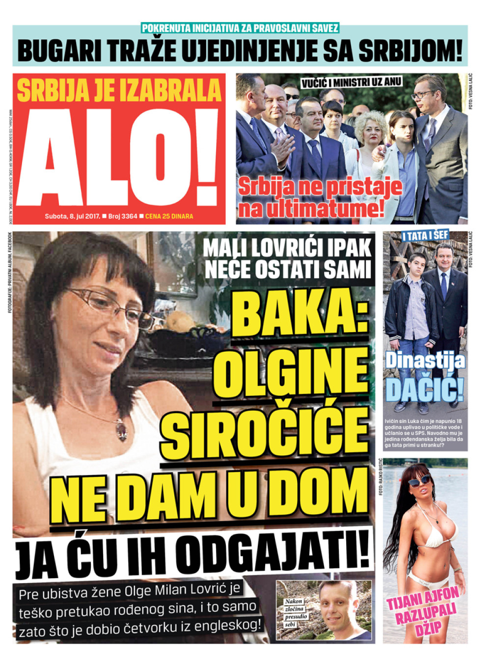 Naslovna za: 8.7.2017