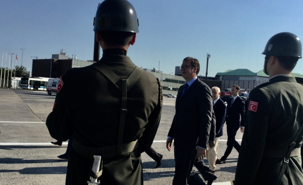 Vučić stigao u posetu Turskoj