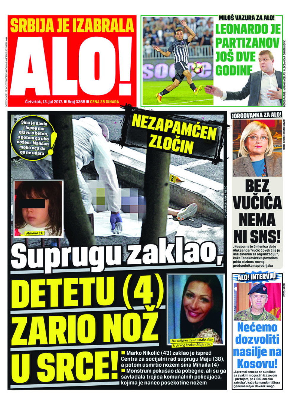 Naslovna za: 13.7.2017