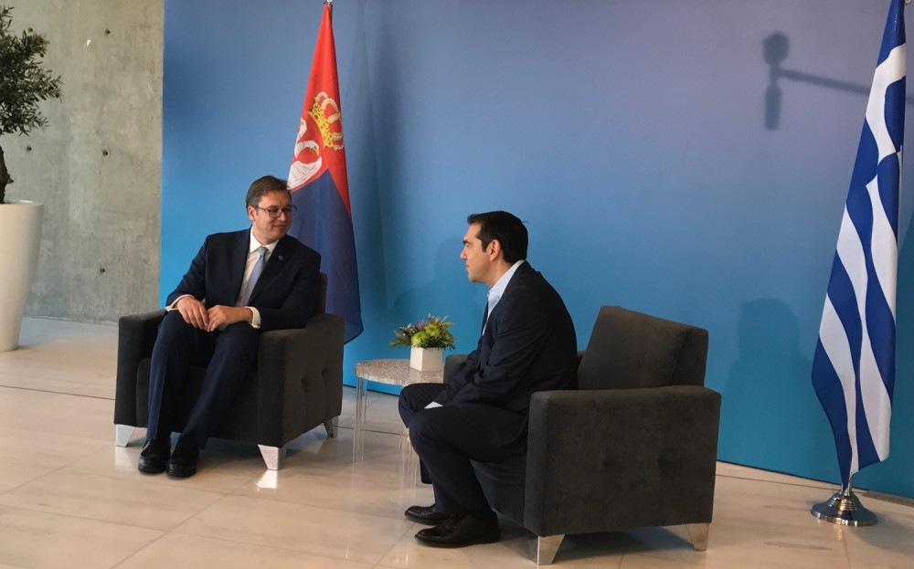 Vučić se sastao sa Ciprasom