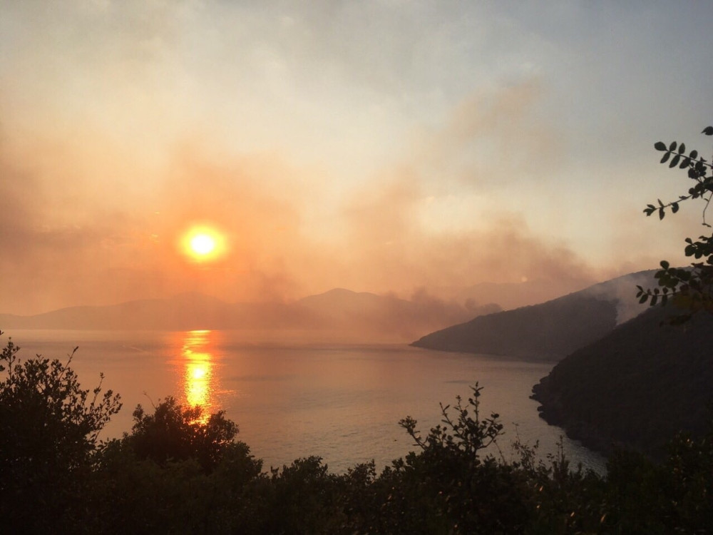 Besni požar u Crnoj Gori, vatra stigla do Reževića!