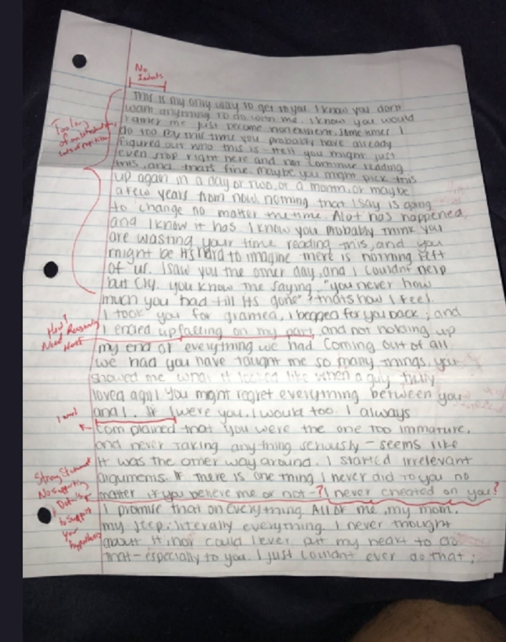 Ocenio oproštajno pismo devojke sa "2-"!