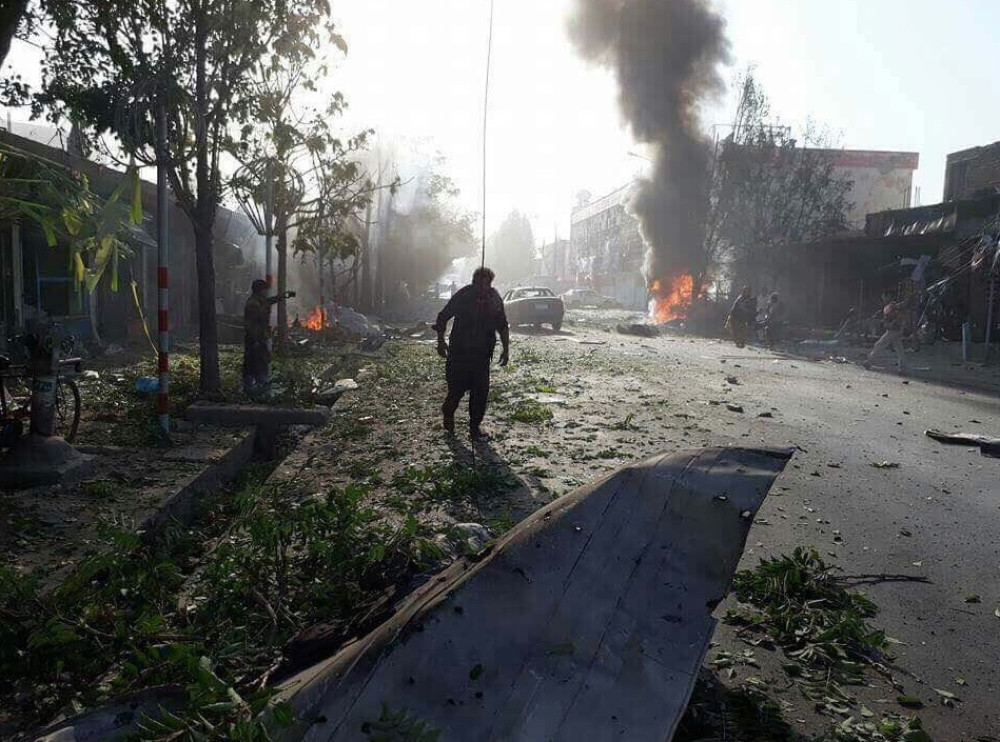 Eksplozija ispred zgrade ministarstva policije