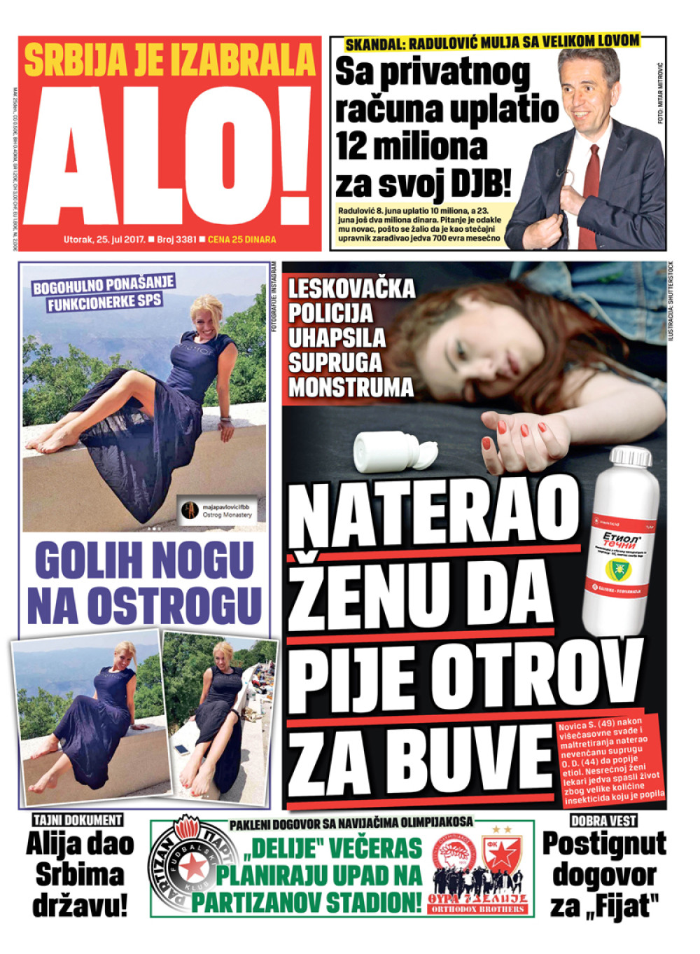 Naslovna za: 25.7.2017.