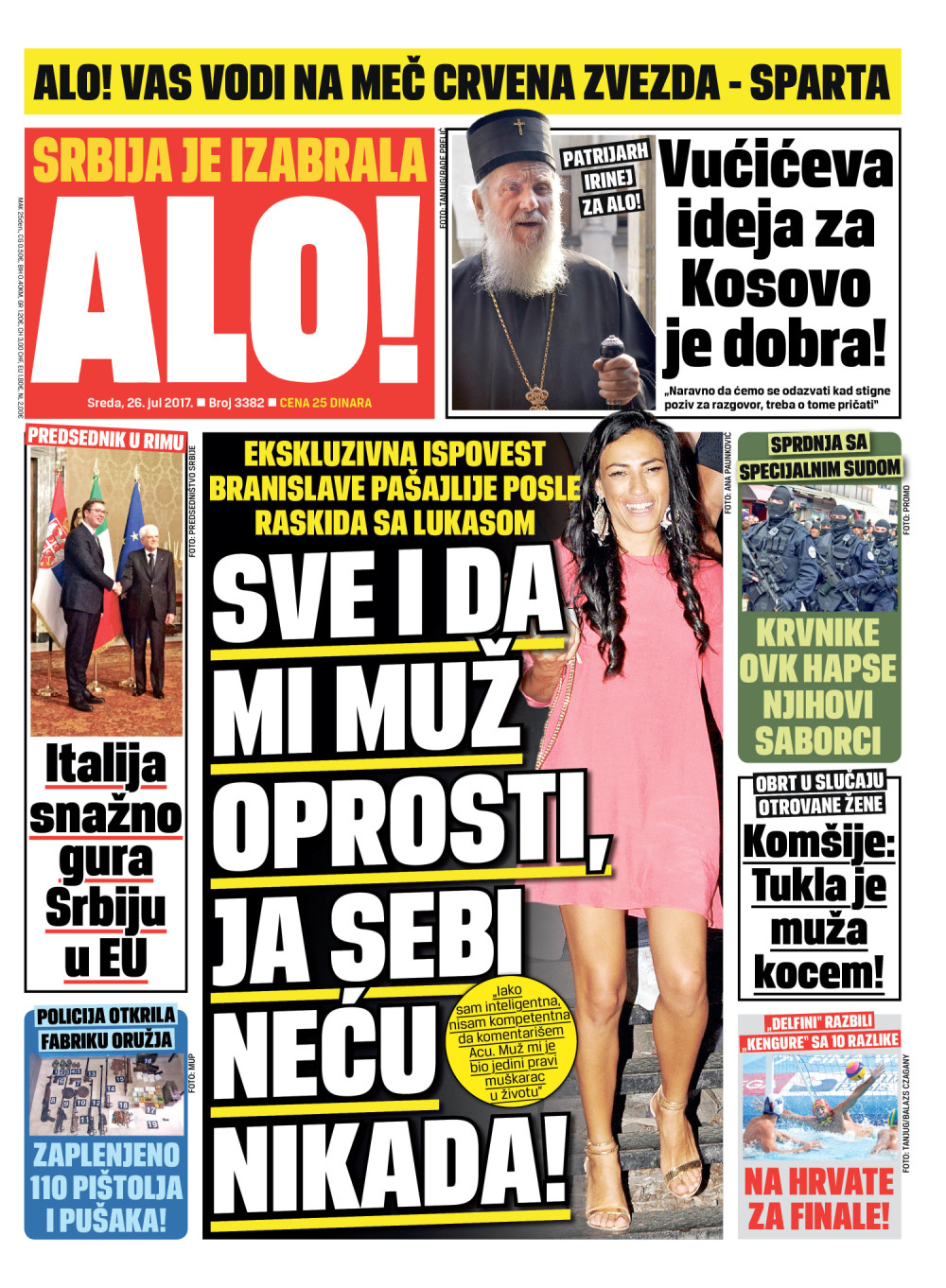 Naslovna za: 26.7.2017