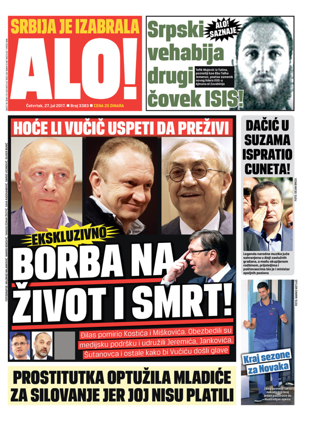Naslovna za: 27.7.2017