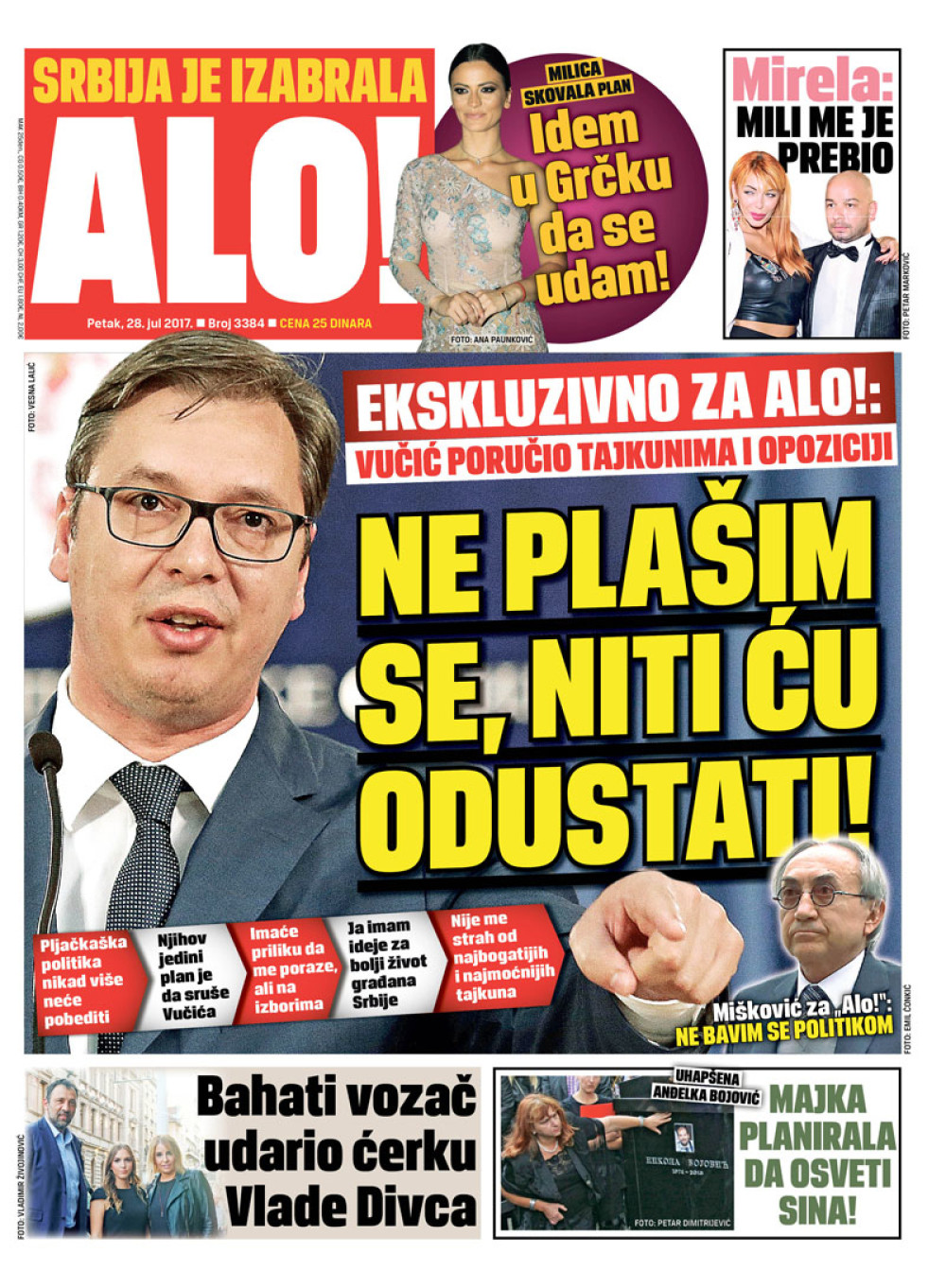 Naslovna za: 28.7.2017