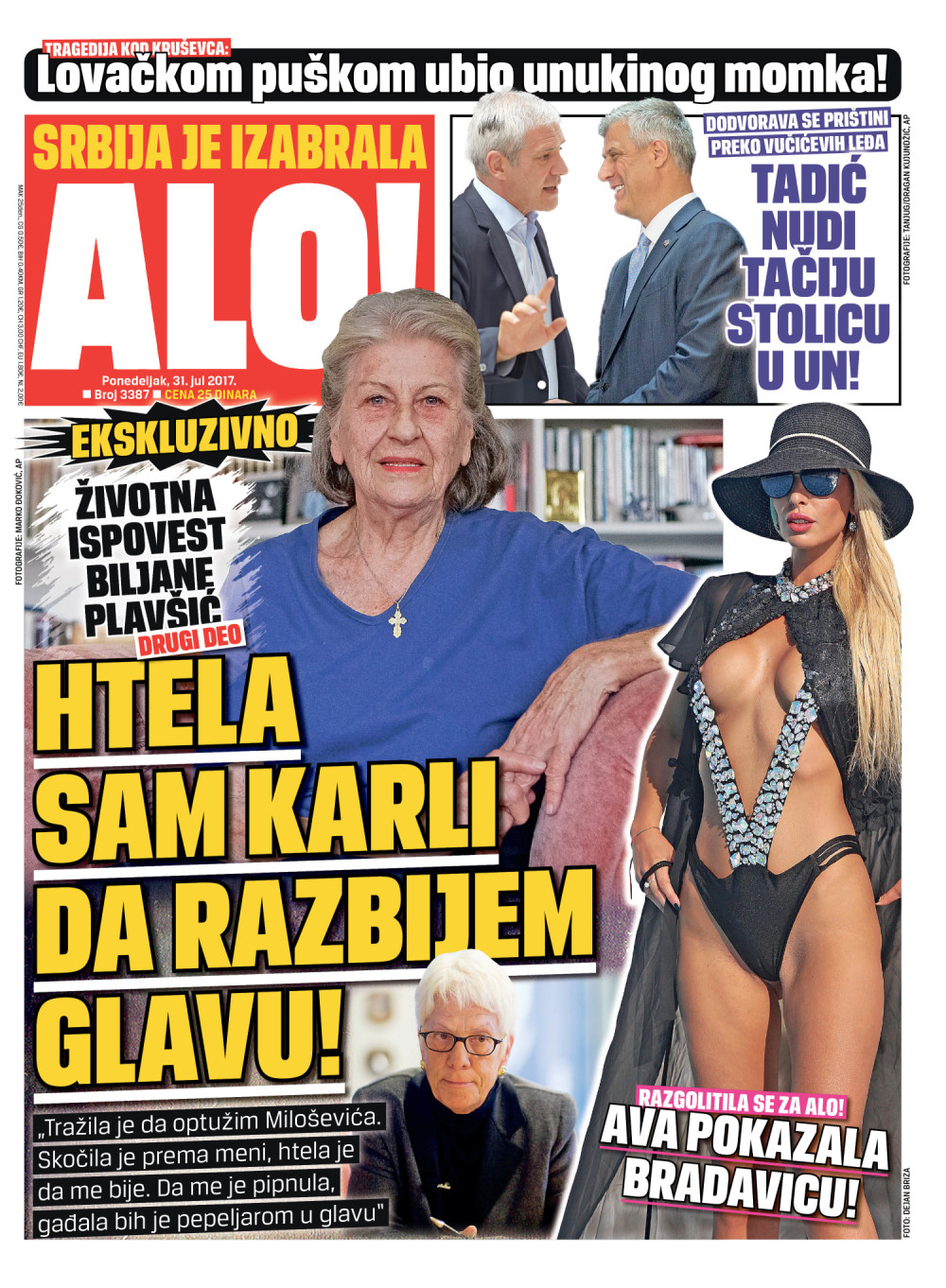 Naslovna za: 31.7.2017.