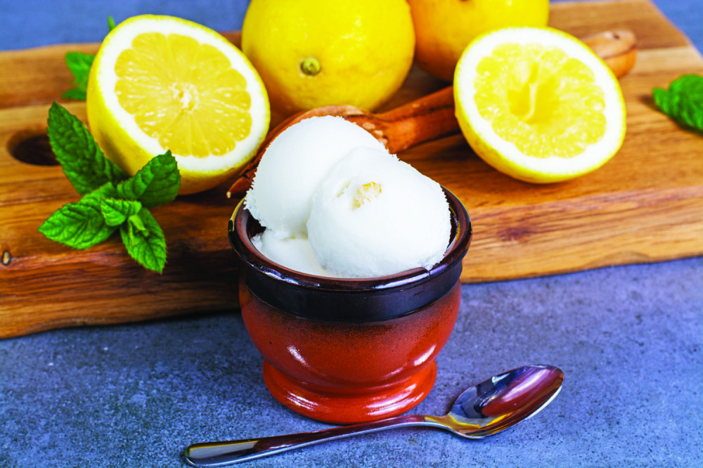 Sladoled granite od limuna