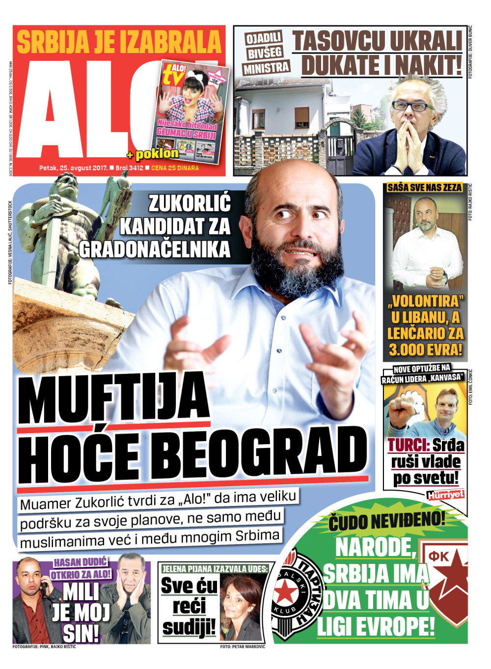 Naslovna za 25.8.2017.