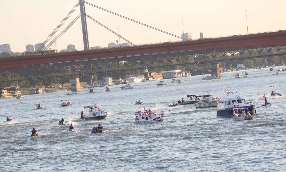 Karneval brodova 2. septembra u Beogradu