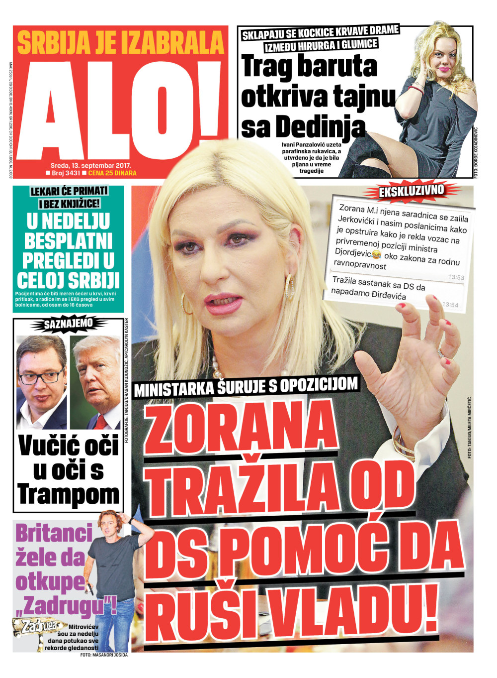 Naslovna za: 13.9.2017