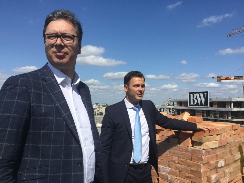 Vučić i Mali obišli Beograd na vodi