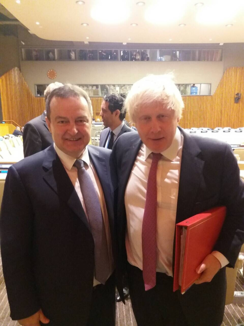 Dačić se sastao sa Džonsonom