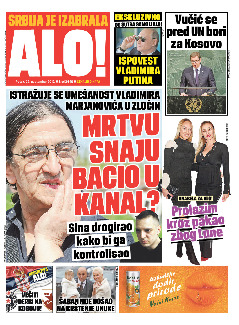 Naslovna za: 22.9.2017