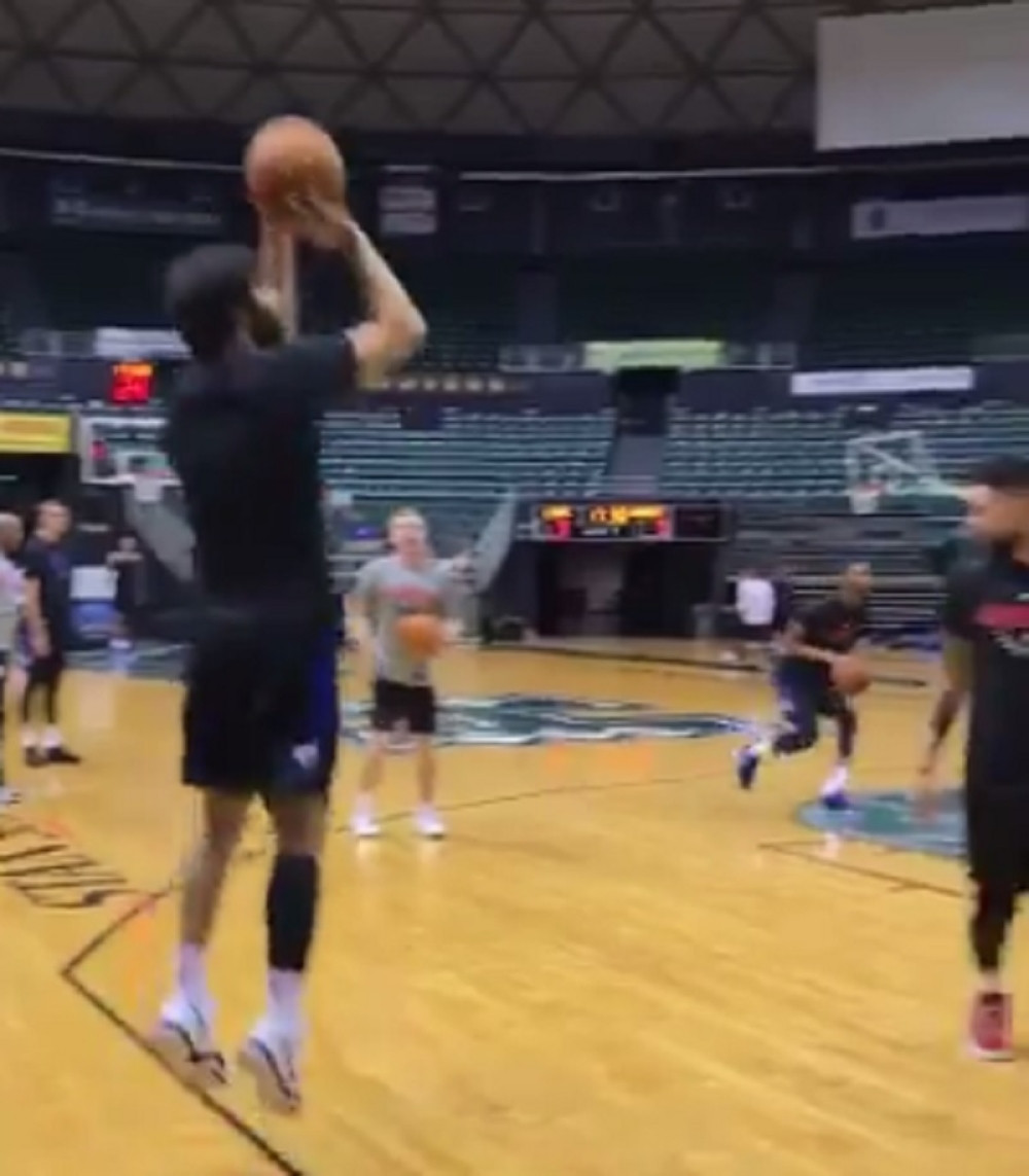 Teo cepa mrežicu na treningu Klipersa (VIDEO)