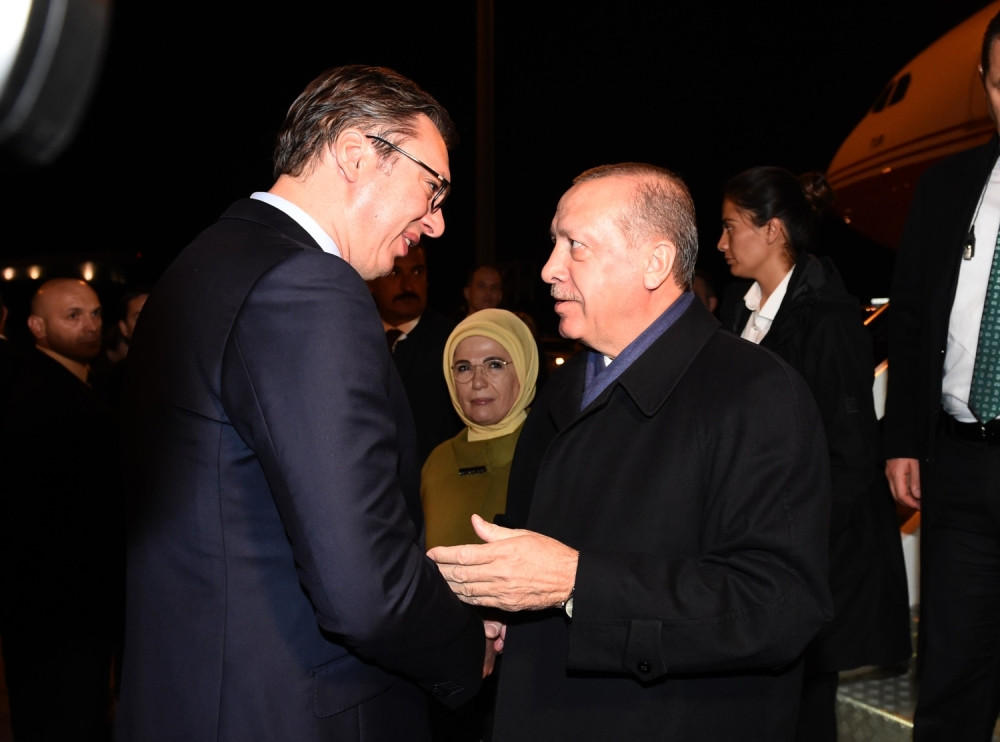 Erdogan stigao u Beograd, Vučić ga dočekao (GALERIJA)