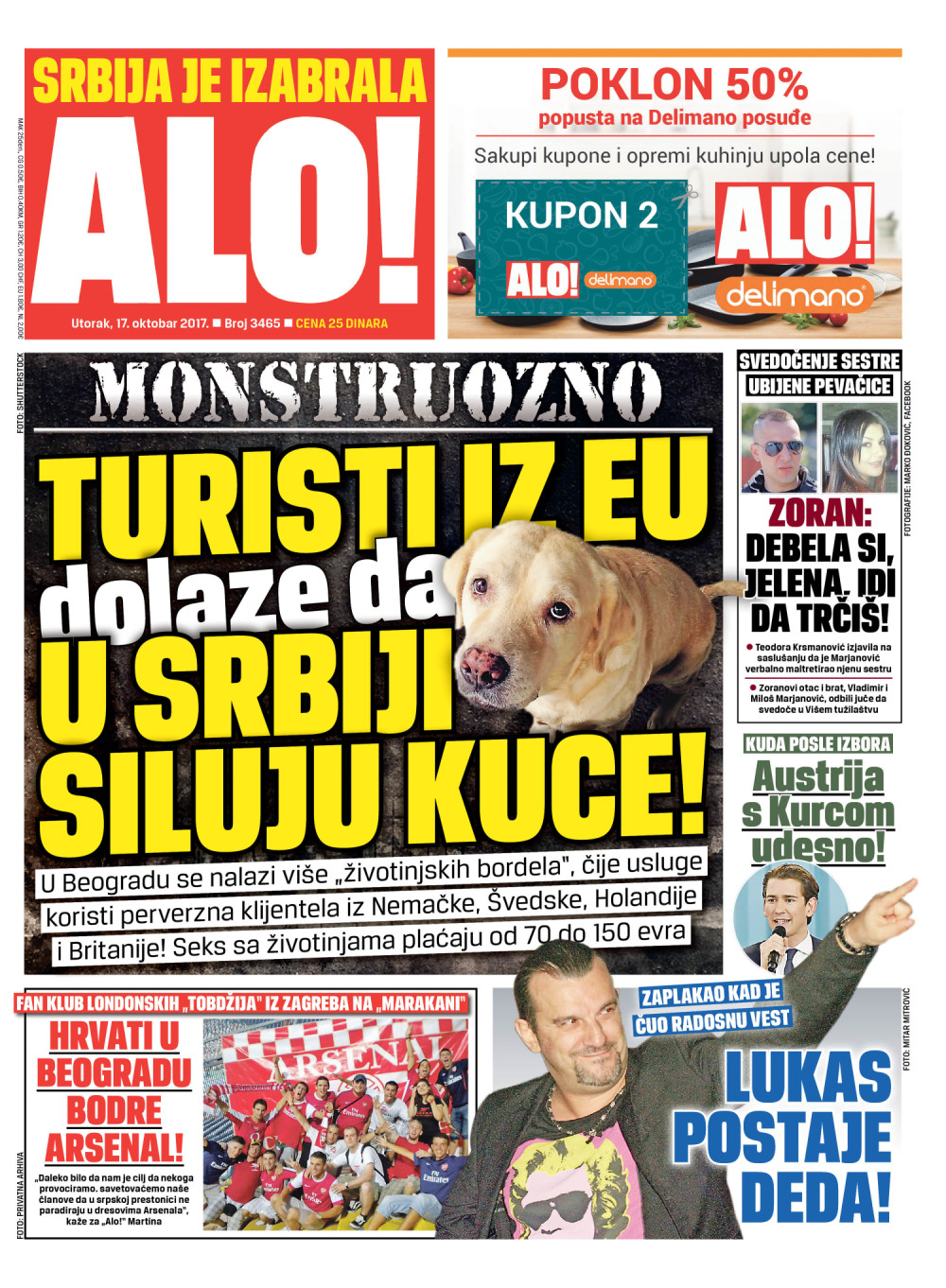 Naslovna za: 17.10.2017.