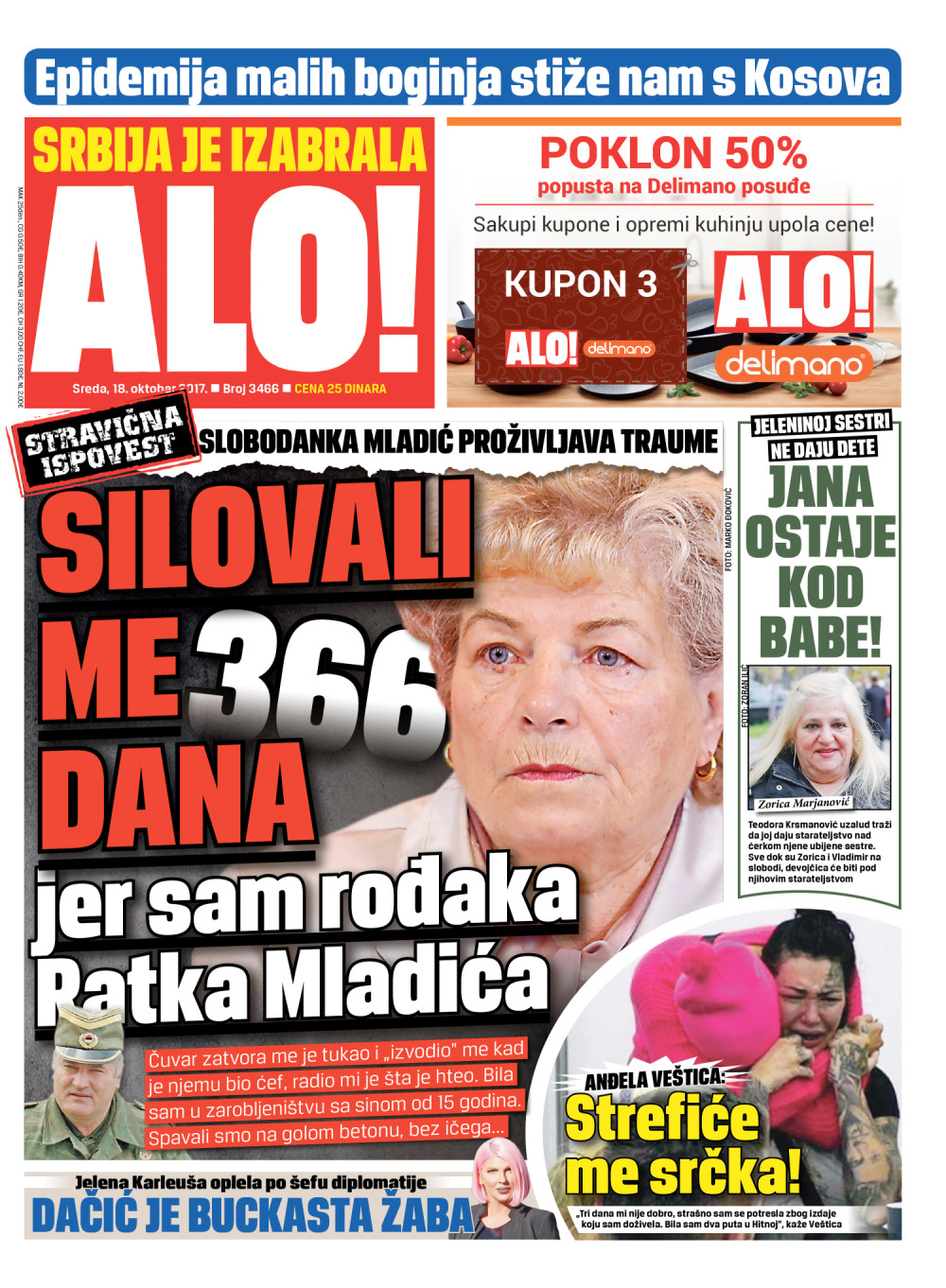 Naslovna za: 18.10.2017