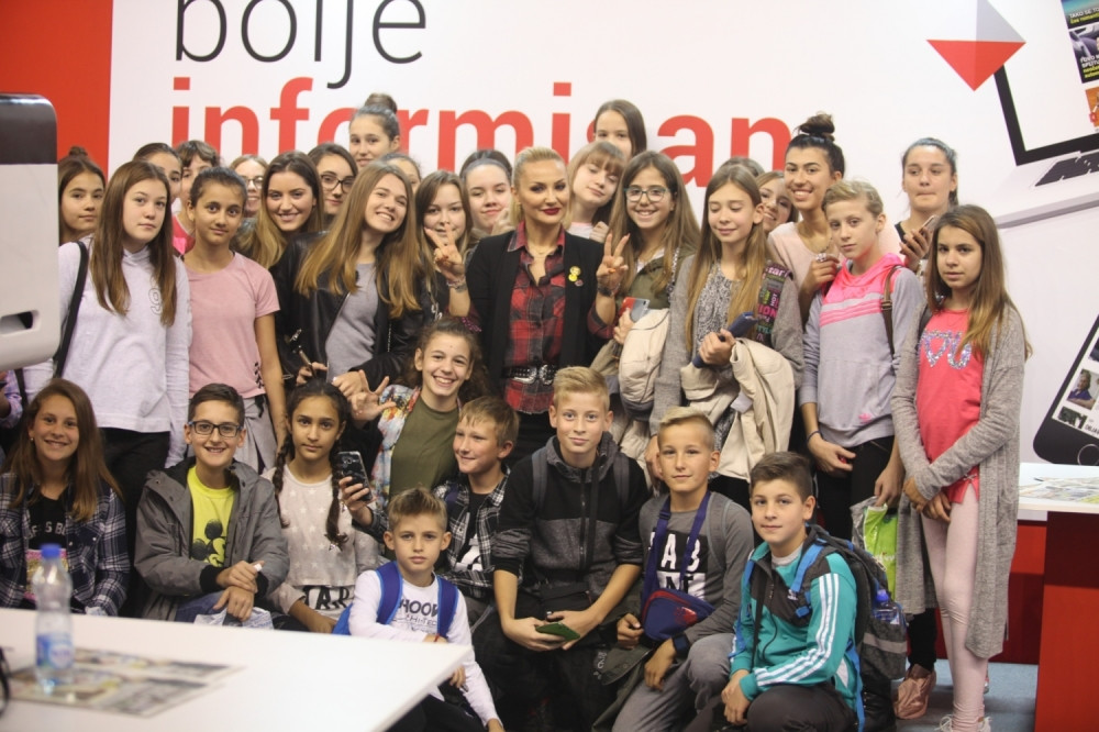 Siniša Mali, Goca Tržan i fudbaleri oduševili prisutne