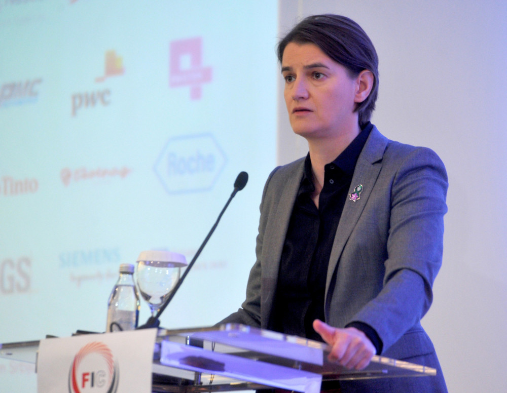 Brnabić: U Srbiju uloženo osam milijardi evra