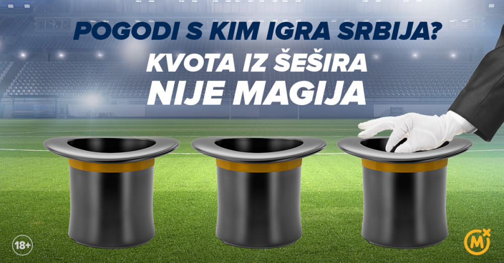 Srbija prolazi grupu kvota 3, "orlovi" s Hrvatima u grupi kvota 15