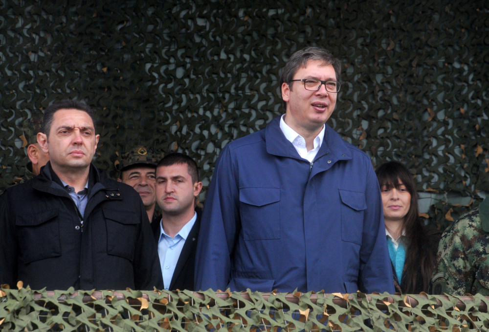 Vučić: Ponosan sam na srpske vojnike!