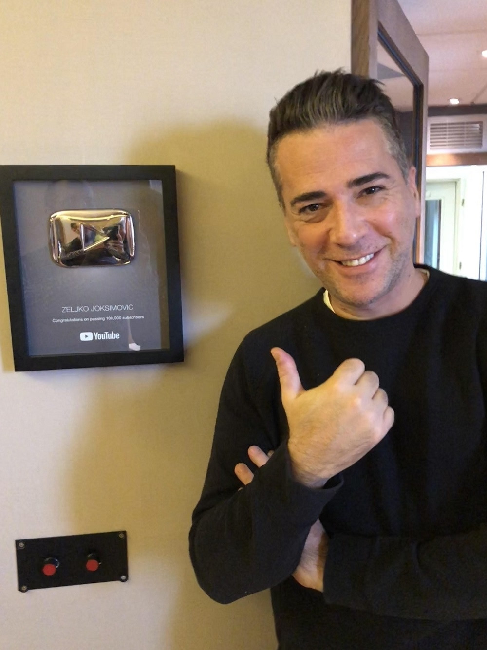 Željko Joksimović dobio priznanje od Jutjuba