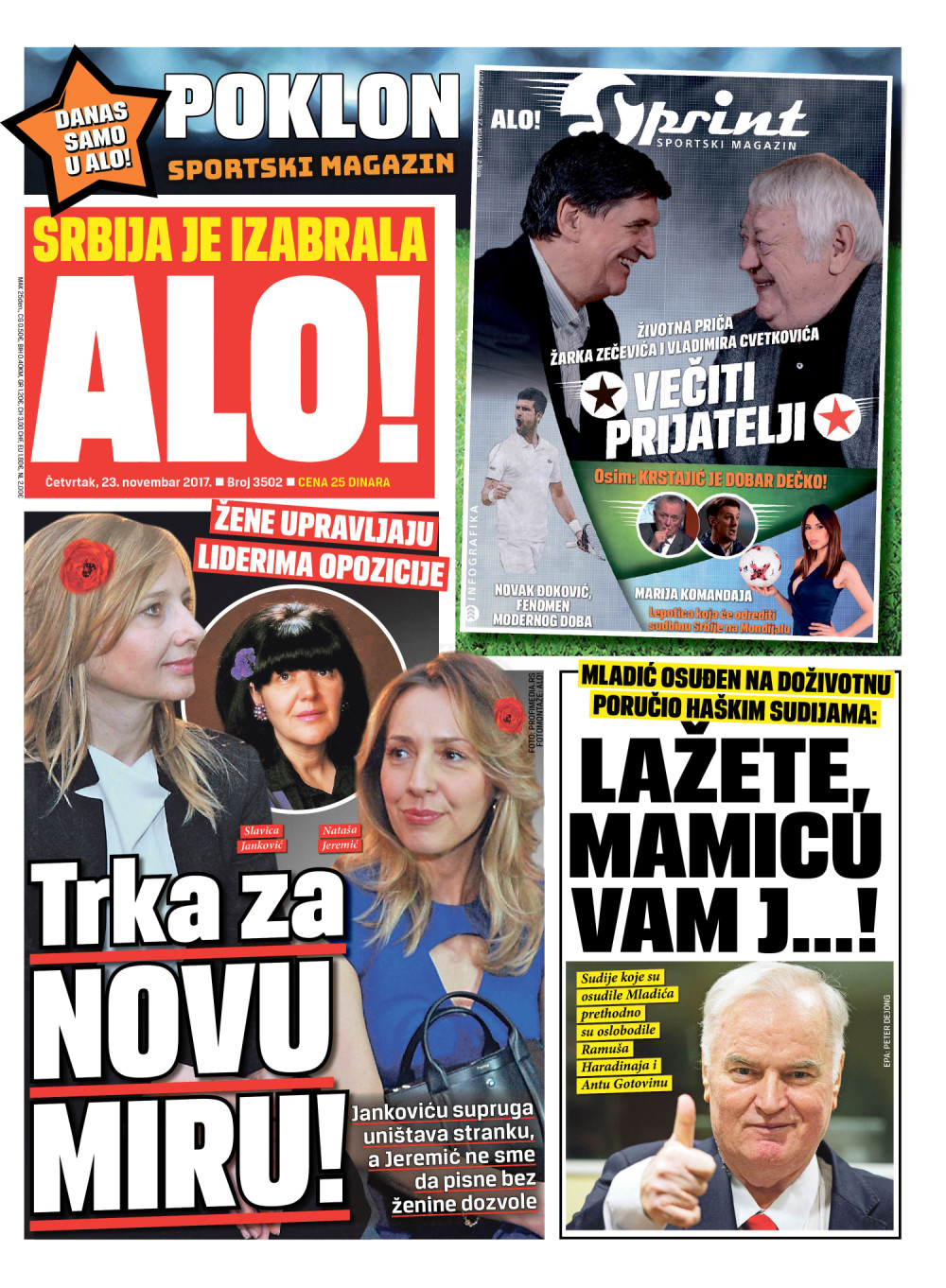 Naslovna za: 23.11.2017