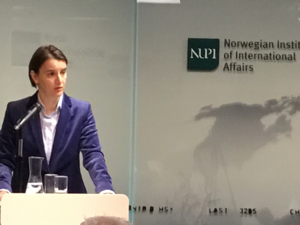 Brnabić: Vaša podrška nam mnogo znači